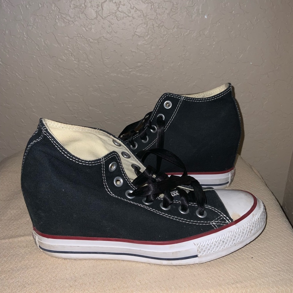 CONVERSE WEDGE HEEL Black sneaker!